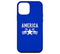 America Patriotic Flag and Star Graphic Case for iPhone 12 mini