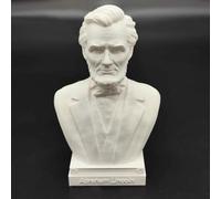 America President Bust Statue Sculpture, 3D Printing Collection George Washington Thomas Jefferson Lincoln Roosevelt Kennedy Figurine for Living Room Home Desk Decor (Abraham Lincoln)