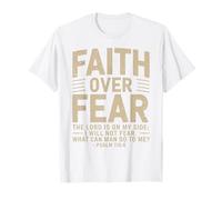 America Pride US Flag Faith Over Fear Prayer T-Shirt