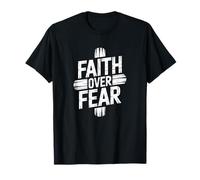 America Pride US Flag Faith Over Fear Prayer T-Shirt T-Shirt