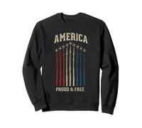 America Proud & Free Vintage Jet Formation Sweatshirt
