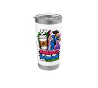 America Runs On Nurses and Caffeine Stainless Steel Insulated Tumbler