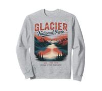 America’s Glacier National Park Landscape Art Sweatshirt