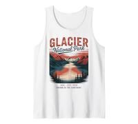 America’s Glacier National Park Landscape Art Tank Top