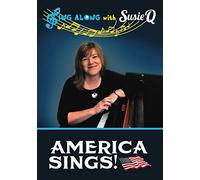 America Sings - Sing Along with Susie Q - Music Activity for Seniors in Nursing Homes, Assisted Living, Adult Day Programs, and Memory Care - Large Words on Screen and Recorded in Low Keys