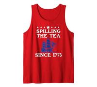 America Spilling The Tea Since 1773 American History Teacher Tank Top