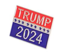 America Support Trump 2024 Enamel Pin Brooch Badges Take America Back Trump 2024 Button for Backpack Clothes Hat Accessories Gifts for Friends Family