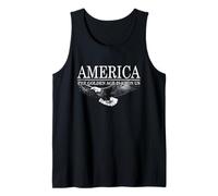 America the Golden Age is Upon Us Conservative Eagle Quote Tank Top
