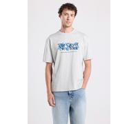 America Today Eastwood Light Grey Melange size XS | Print T-Shirts Outlet | Men | Gray XS