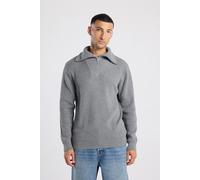 America Today Kent Halfzip Dark Grey Melange size L | Sweaters Outlet | Men | Gray L