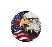 America US Flag Bald Eagle Car Air Fresheners Cards 4 Pcs Long Lasting Car Fresheners Gifts for Men Women Auto Aromatherapy Tablets Hanging Scented Card Rearview Mirror Pendant - Lavender Scent