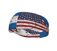 America Vs Honduras Vintage Flag Unisex Headband Quick-Dry Sweatband Lightweight Sweat Bands For Yoga Workout Tennis Fitness