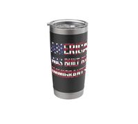 America was Built by Immigrants - Refugee Rights USA Flag Stainless Steel Insulated Tumbler