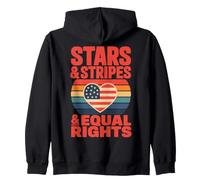 America Women's Rights USA Feminist Equality Zip Hoodie