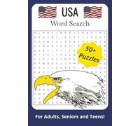 America Word Search Puzzle Book: Word Searches with Easy to Read Print about America, States, History and more | 6x9 inches | 110 pages | 50+ Puzzles. Gift for Anxiety Relief and Relaxation