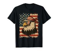 American 4TH Of July Bald Eagle Patriotic USA Flag Bandana T-Shirt