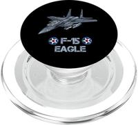 American Air Force Aircraft Fighter F15 Eagle Gift PopSockets PopGrip for MagSafe