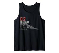American Aircraft Stealth Bomber B2 Spirit Tank Top