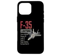 American Aircraft Stealth Fighter F35 lightning Case for iPhone 16 Pro Max