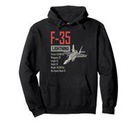 American Aircraft Stealth Fighter F35 lightning Pullover Hoodie