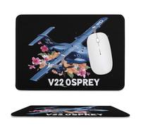 American Airforce Military Aircraft V22 Ospreyes Premium Mouse Pad Waterproof Mouse Mat Square Mousepad Computer Mousemat for Men Women