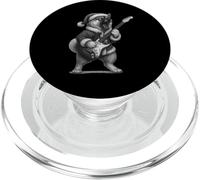 American Akita Playing Guitar Christmas Dog Lover PopSockets PopGrip for MagSafe