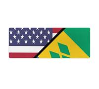 American And The Grenadines Flag Mouse Pad Desk Mat Non-Slip Mousepad Writing Pads Office Decor 30x80cm