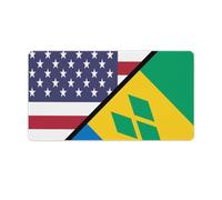 American And The Grenadines Flag Mouse Pad Desk Mat Non-Slip Mousepad Writing Pads Office Decor 40X75cm