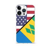 American And The Grenadines Flag Phone Case Cover Compatible with iPhone 15/15 plus/15 Pro/15 Pro Max Protective Shell
