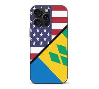 American And The Grenadines Flag Phone Case Cover Compatible with iPhone 15/15 plus/15 Pro/15 Pro Max Protective Shell