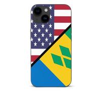 American And The Grenadines Flag Phone Case Cover Compatible with iPhone 15/15 plus/15 Pro/15 Pro Max Protective Shell