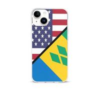 American And The Grenadines Flag Phone Case Cover Compatible with iPhone 15/15 plus/15 Pro/15 Pro Max Protective Shell
