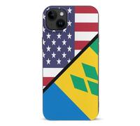 American And The Grenadines Flag Phone Case Cover Compatible with iPhone 15/15 plus/15 Pro/15 Pro Max Protective Shell