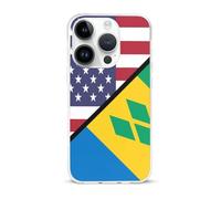 American And The Grenadines Flag Phone Case Cover Compatible with iPhone 15/15 plus/15 Pro/15 Pro Max Protective Shell