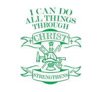 American and World Wide New fire Fighter Department Wall Stickers 41x51.2cm Car Body Decoration Green