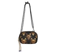 American Anime Wolf Bronze Black Womens Purses Crossbody for Womens Beauty with Adjustable Strap Small Handbags Have a meal bolsas de mano para mujer