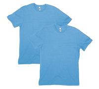 American Apparel Unisex CVC T-Shirt, Style G2001CVC, 2-Pack, Heather Light Blue (2-pack), M