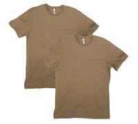American Apparel Unisex CVC T-Shirt, Style G2001CVC, 2-Pack, Heather Army (2-Pack), M