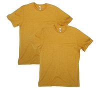 American Apparel Unisex CVC T-Shirt, Style G2001CVC, 2-Pack, Heather Mustard (2-pack), M