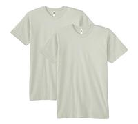 American Apparel Unisex Fine Jersey T-Shirt,Style G2001,Multipack, New Silver (2-Pack), S