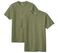 American Apparel Unisex's Heavyweight Cotton T-Shirt, Style G1301/G1301gd, Multipack, Military Green (2-Pack), XL (Pack of 2)