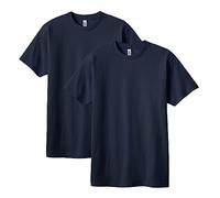 American Apparel Unisex's Heavyweight Cotton T-Shirt, Style G1301/G1301gd, Multipack, True Navy (2-Pack), S (Pack of 2)