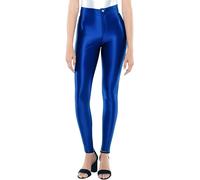 American Apparel Women's The-Disco Pant, High Rise, Slim Fit, Shiny Nylon