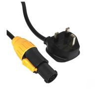 American Audio IP65 Locking MPC to UK Power Adapter 5m