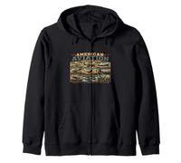 American Aviation Higher Than The Horizon Zip Hoodie