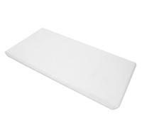 American Baby Company 100% Cotton Percale Fitted with Elastic Corners Day Care Mat Sheet, White, 24 x 48 x 4, for Boys and Girls