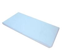 American Baby Company 100% Natural Cotton Percale Fitted Day Care Mat Sheet, Blue, 24 x 48 x 4, Soft Breathable, for Boys and Girls