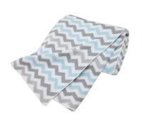 American Baby Company 100 Percent Cotton Sweater Knit Blanket, Blue