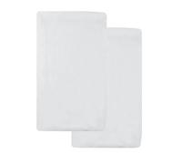 American Baby Company 2 Pack 100% Natural Cotton Value Jersey Knit Fitted Bassinet Sheet, White, Soft Breathable, for Boys and Girls