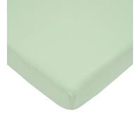 American Baby Company Fitted Mini-Crib Sheet, 100% Natural Supreme Cotton Jersey Knit, Celery, Soft Breathable, for Boys and Girls